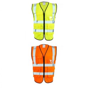 Printed Hi-Vis Safety Pack - 5 vests, each named